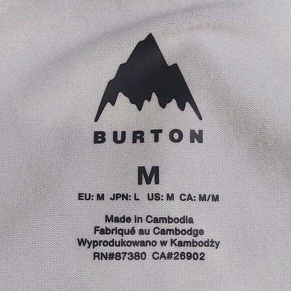 Burton Midweight Base Layer Crewneck Top Women's Large Digital Camo Dryride - Picture 5 of 10